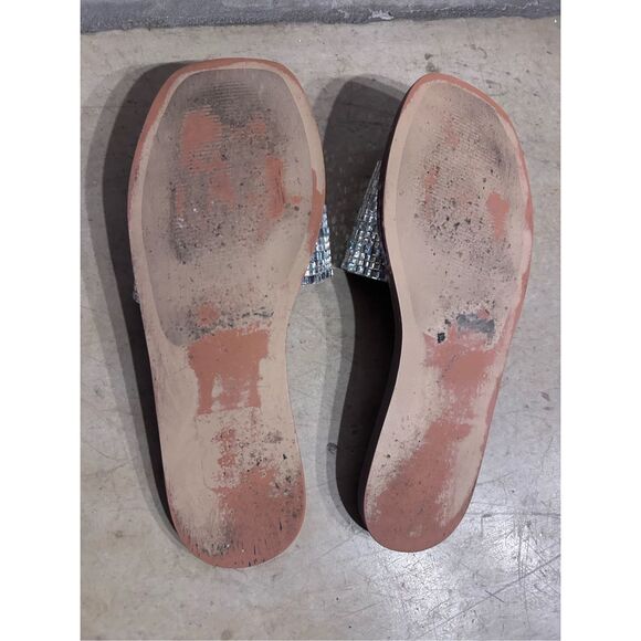 Steve Madden Mira Rhinestone Crystal Slide Slip On Dressy Sandals Size 9M - Picture 10 of 10